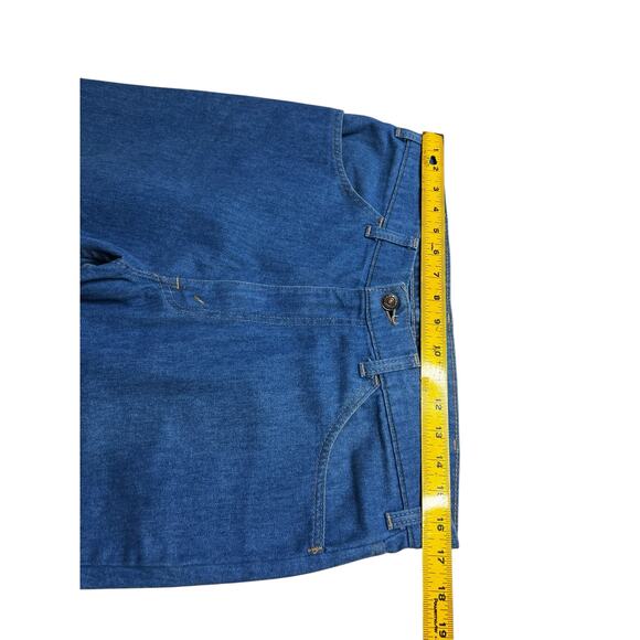 Vintage 1980s LEVI'S Skosh More Room Orange Tab Denim Men's Jeans Unworn 34x29 - Picture 8 of 13